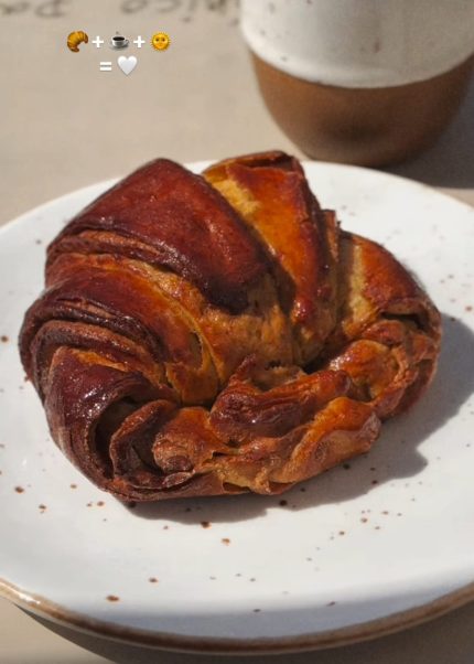 Croissant brioche de canela